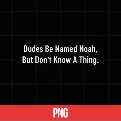 Digital Dudes Be Named Noah But Dont Know A Funny Minimalist Graphic Shirt
