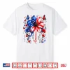 Floral Usa Flag 250Th Anniversary 1776 2026 4Th Of July Shirt