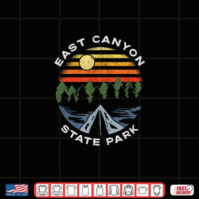 Design East Canyon State Park Utah Mountains Forest Vacation Shirt
