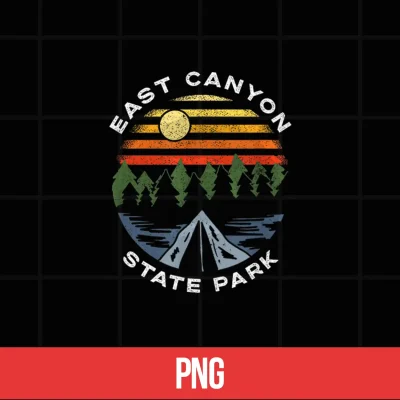 Digital East Canyon State Park Utah Mountains Forest Vacation Shirt