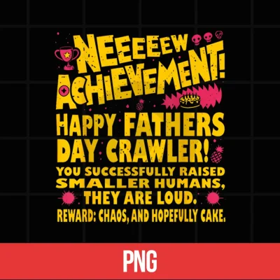 Digital Happy Fathers Day Crawler New Achievement Gamer Dad USA Shirt