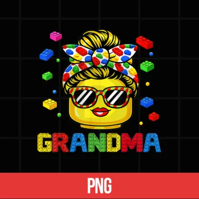 Digital Grandma Master Builder Building Bricks Blocks Mothers Day Shirt