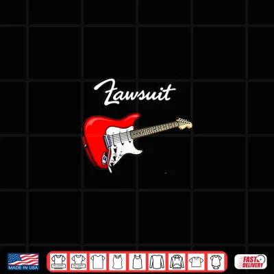 Design Lawsuit Guitar Guitars Funny Shirt