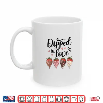 Mug Strawberry Lover Farmers Market Chocolate Dipped in Loves Shirt