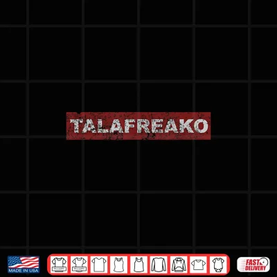 Design TALAFREAKO Support Red Bar Shirt