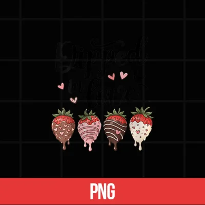 Digital Strawberry Lover Farmers Market Chocolate Dipped in Loves Shirt