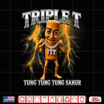 Design Triple T Tung Tung Tung Sahur Shirt