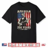 Abraham Lincoln Playing Guitar 4Th July 250 Years Shirt