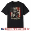 Bigfoot Sasquatch Playing Guitar 250 Years American Usa Flag Shirt