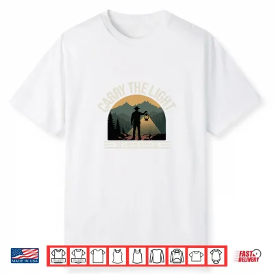 Carry The Light   Overcomer Faith Entrepreneur Tee Men Women Performance Shirt