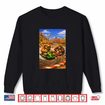 Sweatshirt Kids Squatch N Sloth Reno Shirt