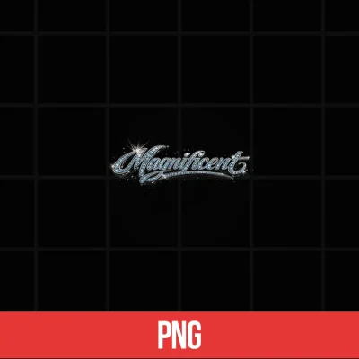 Digital Magnificent Script Text Design Blue Silver Graphic Shirt