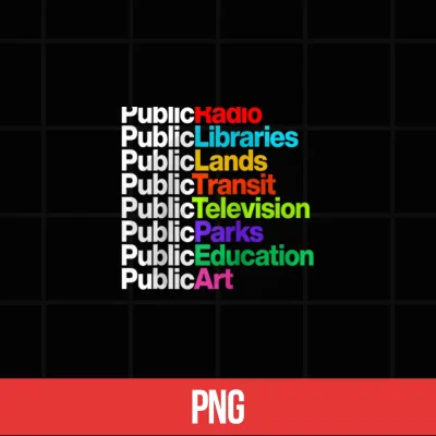 Digital Public Radio Libraries Lands Transit Television Parks Shirt