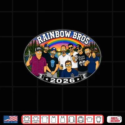 Design Rainbow Bros 2026 Shirt