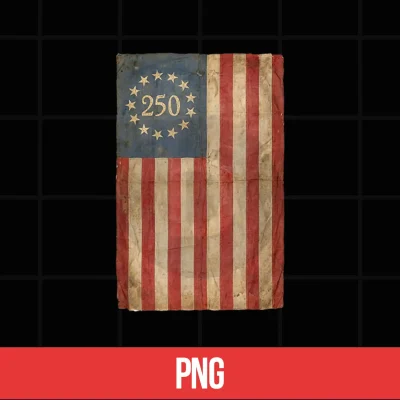Digital 250 Years Vintage Betsy Ross Flag Shirt