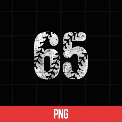 Digital Baseball Softball Mom 65 Number 65 Distressed Laces White Shirt