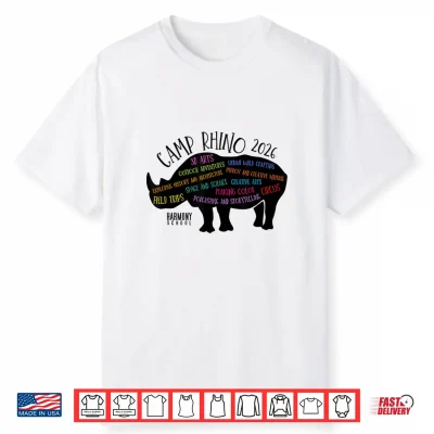 Harmony School Camp Rhino 2026 Shirt