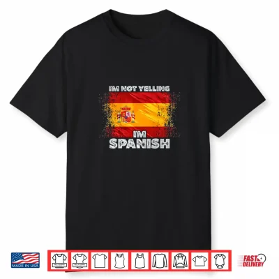 Mens Im Not Yelling Im Spanish Performance Shirt