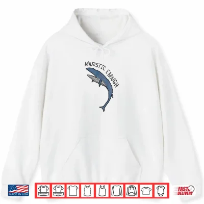 Hoodie Majestic Enough Funny Whale Graphic Badly Drawn Ocean Animal Shirt