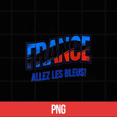 Digital Soccer Fan Shirt 2026 France Allez Les Bleus Shirt