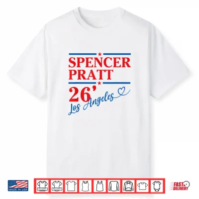 Spencer Pratt For La Mayor California Retro Design Shirt