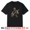 Teddy Roosevelt Playing Guitar Patriotic American Rock Music Shirt
