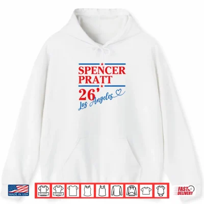 Hoodie Spencer Pratt for LA Mayor California Retro Design Shirt