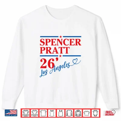 Sweatshirt Spencer Pratt for LA Mayor California Retro Design Shirt