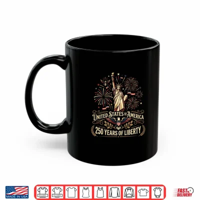 Mug 4th of July 250 Anniversary USA Patriotic 250 Years America Shirt