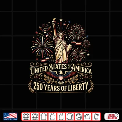 Design 4th of July 250 Anniversary USA Patriotic 250 Years America Shirt