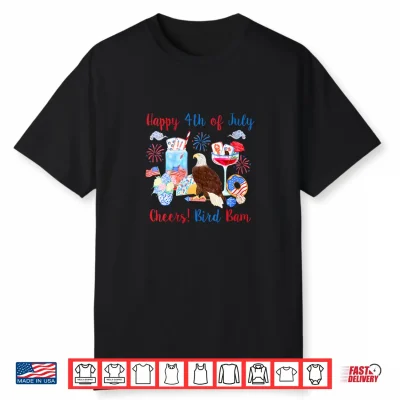 Happy 4Th Of July Cheers Bird Bam Patriotic Mahjong Lover Shirt