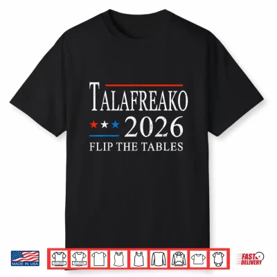 James Talarico 2026 Texas Senate Talafreako Flip The Tables Shirt