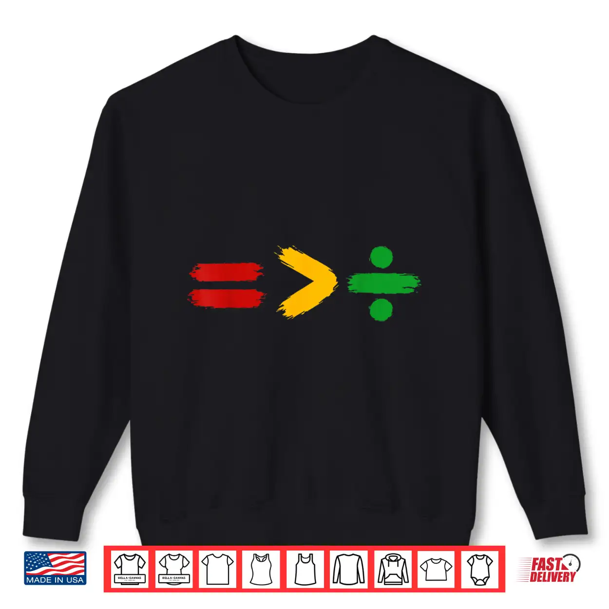 Juneteenth Equality Is Greater Than Division Shirt Juneteenth Equality Is Greater Than Division Shirt