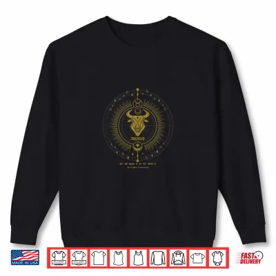 Sweatshirt Taurus Constellation Zodiac Horoscope Stars Taurus Shirt