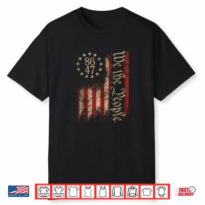 Us Flag Retro Vintage 8647 Tee Shirt