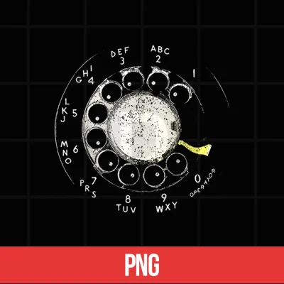Digital Vintage Rotary Phone Dial Pattern Telephone Numbers Objects Shirt