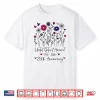 250Th Anniversary Usa Flowers 250 Years America 4Th Of July Shirt