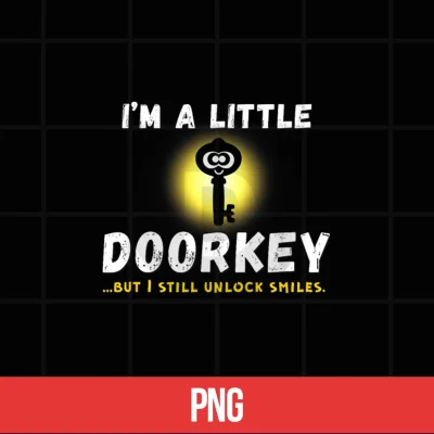 Digital Little Doorkey But I Still Unlock Smiles Funny Cute Key Pun Shirt