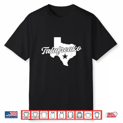 Talafreako Texas Map Talarico 2026 Us Senate Tx State Usa Shirt
