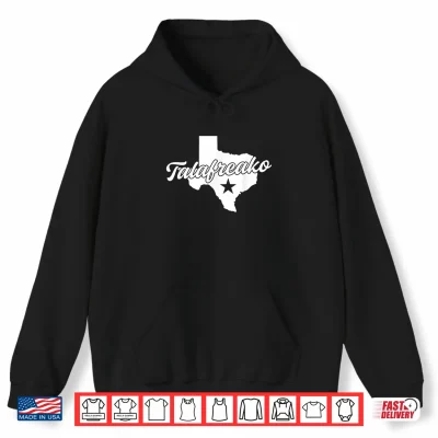 Hoodie Talafreako Texas Map Talarico 2026 US Senate TX State USA Shirt