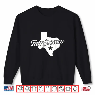 Sweatshirt Talafreako Texas Map Talarico 2026 US Senate TX State USA Shirt