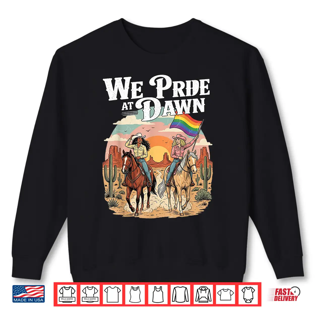We Pride At Dawn Vintage Lesbian Pride Western Lgbtq Cowgirl Shirt We Pride At Dawn Vintage Lesbian Pride Western Lgbtq Cowgirl Shirt