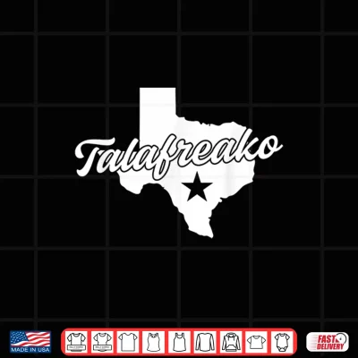 Design Talafreako Texas Map Talarico 2026 US Senate TX State USA Shirt