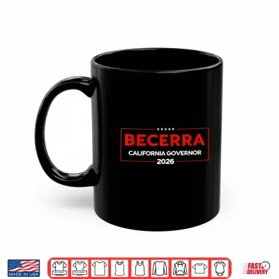 Xavier Becerra For Governor Of California 2026 Us Flag Retro Shirt 3 Mug Xavier Becerra for Governor of California 2026 US Flag Retro Shirt