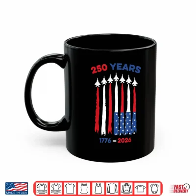 Mug 250 Anniversary USA Flag 4th July Independence Day Freedom Shirt