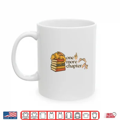 Mug ASL One More Chapter with Dragon Books Sign Language Shirt