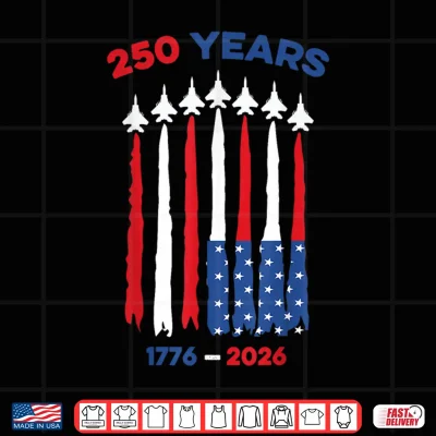 Design 250 Anniversary USA Flag 4th July Independence Day Freedom Shirt