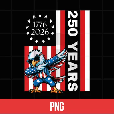Digital 250 Years Dab Dance USA Flag 4th of July 1776 2026 Shirt