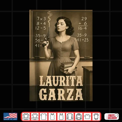 Design Laurita Garza Vintage Western Teacher Scene Shirt