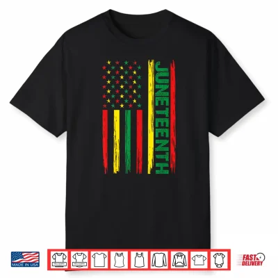 Juneteenth 1865 African Americans Flag Celebration Shirt